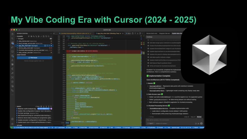 My vibe coding era with Cursor (2024–2025)