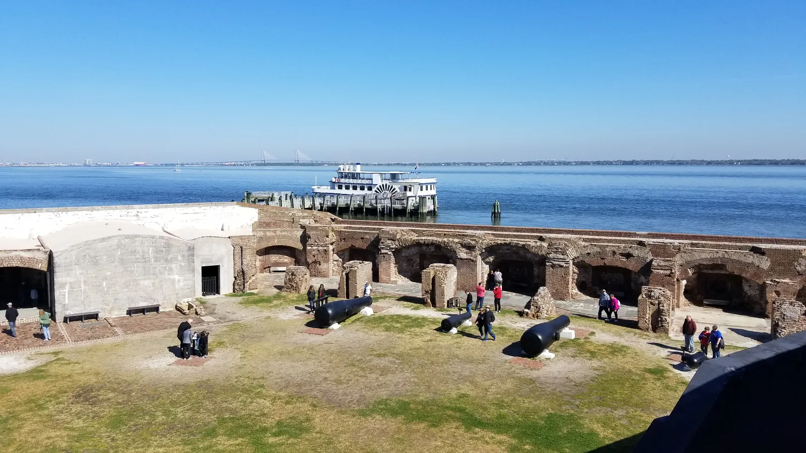 The Spirit of the Lowcountry ferry at Fort Sumter
