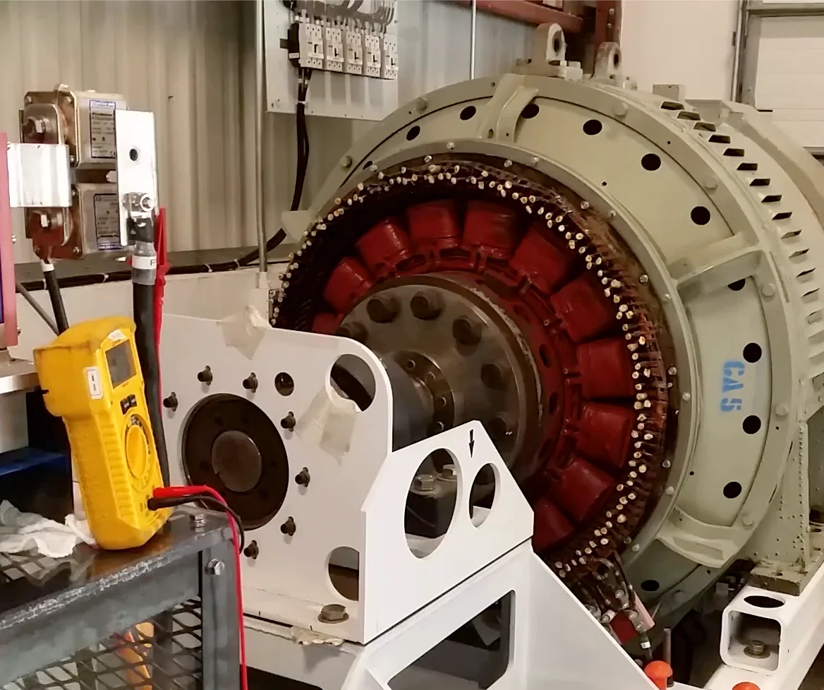 The CA5 alternator, an SD60/SD40 locomotive engine starter