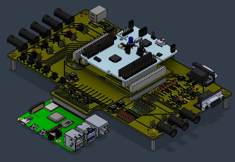 The automated test fixture board assembly for production board validation