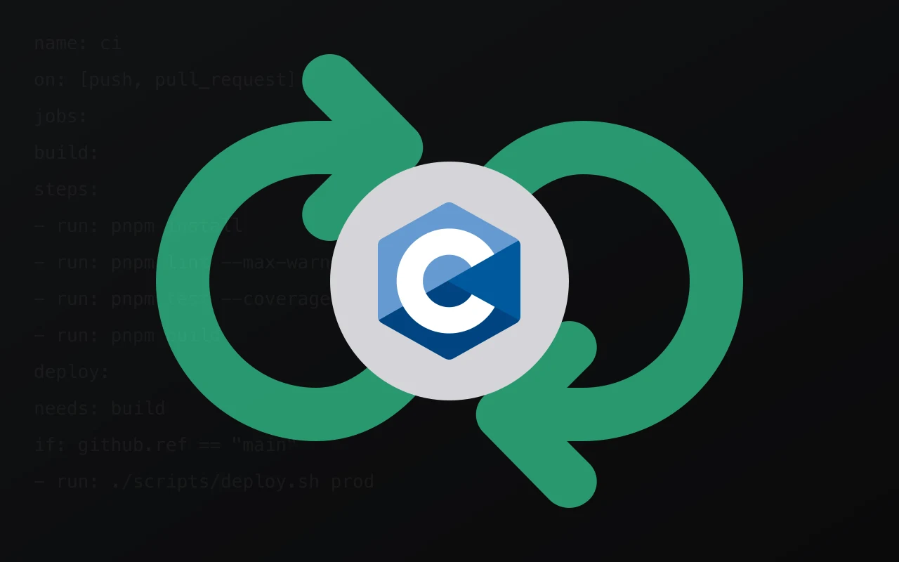 CI/CD pipeline tile for embedded C