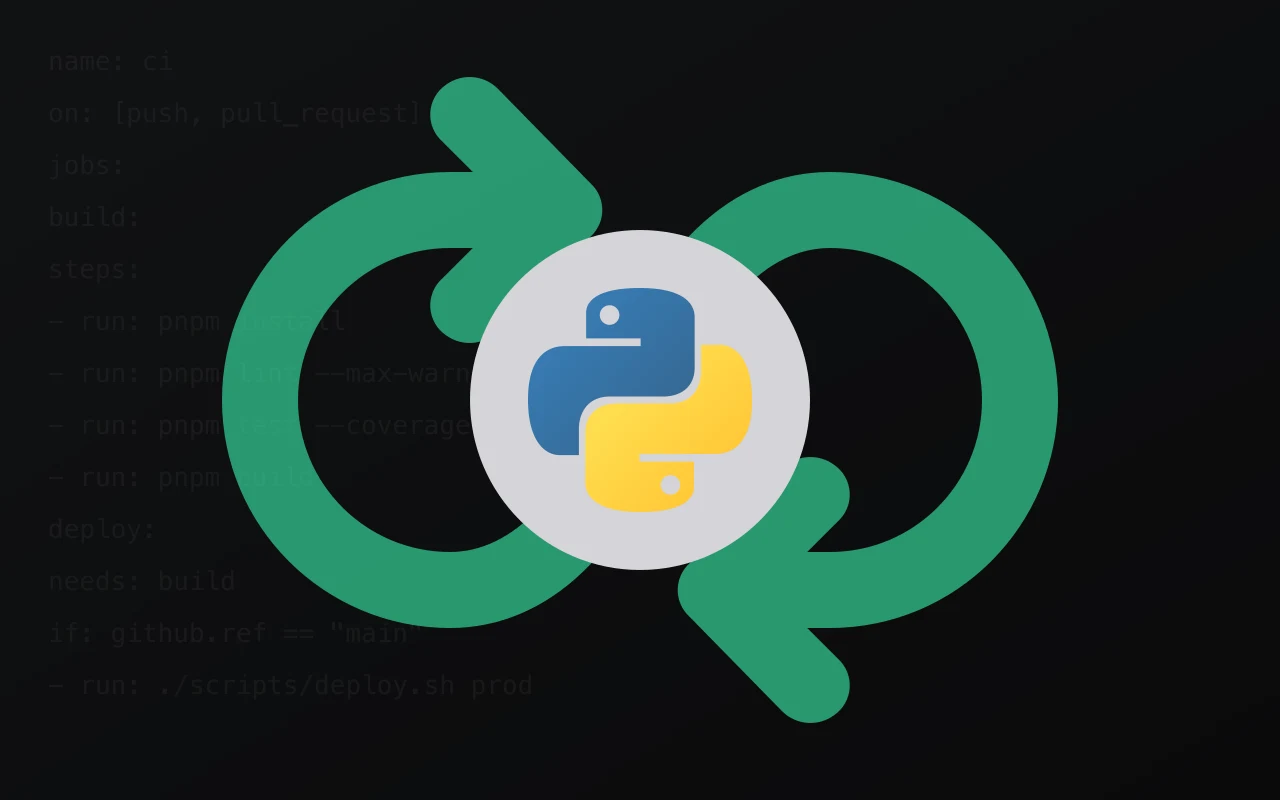 CI/CD pipeline tile for Python